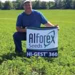 Alforex Seeds Hi-Gest 360 alfalfa grower, Rob Treuthardt, Monroe, WI